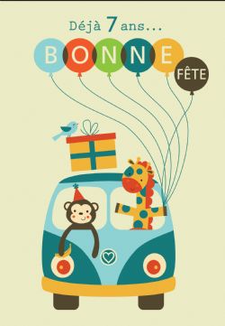 7 ANS - DÉJÀ 7 ANS BONNE FÊTE! - DE MILLBROOK